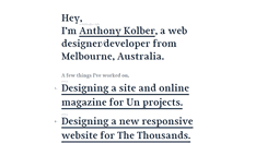 Desktop Screenshot of kolber.info